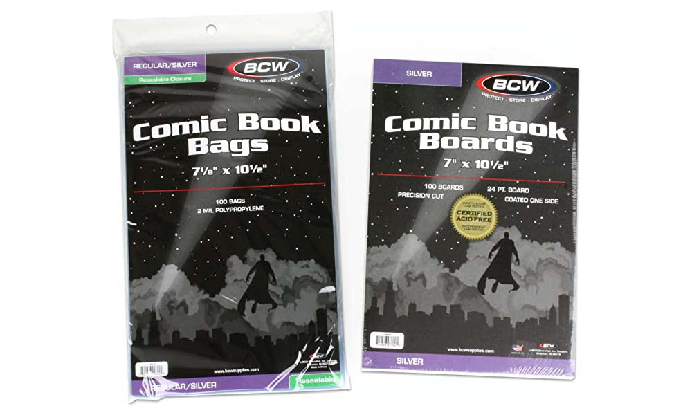 Resealable Golden Comic Bags - Thick - Collectible Supplies | Shop Display  Cases for Collectible Comics,Comic Bags and Boards,Trading Cards & More -  AS Supplies